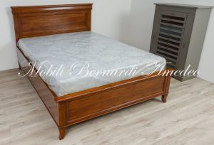 OC288 Letto Matrimoniale In Noce Misura Queen Size 07